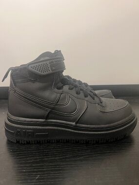 SIZE 8 W0MAN - Nike Air Force 1 Boot Black/Anthracite